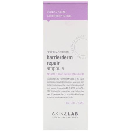 Skin&Lab, Dr. Derma Solution, Barrierderm Repair Ampoule, 1.85 fl oz (55 ml):حكة في الجلد, جافة