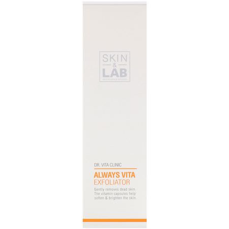 Skin&Lab, Dr. Vita Clinic, Always Vita Exfoliator, 120 ml:منظفات, غس,ل لل,جه