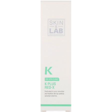 Skin&Lab, Dr. Vita Clinic, K Plus Red-X Cream, Vitamin K, 30 ml:مرطبات K-جمال, الكريمات