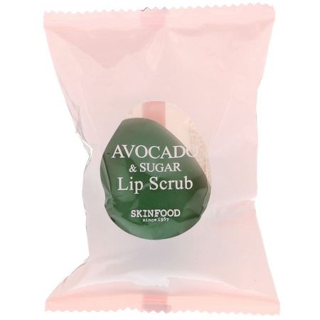 Skinfood, Avocado & Sugar Lip Scrub, 14 g:Lip Scrub, العناية بالشفاه