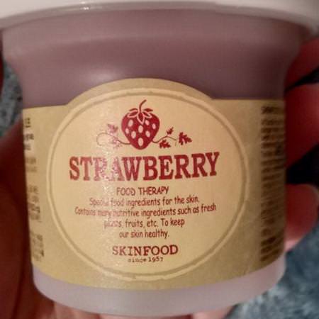 Skinfood, Black Sugar, Strawberry Mask Wash Off, 100 g