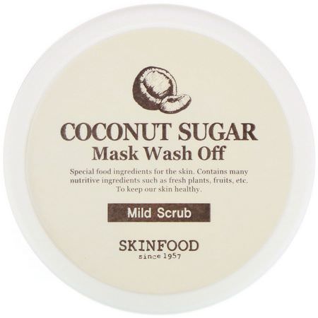 Skinfood, Coconut Sugar Mask Wash Off, 3.52 oz (100 g):أقنعة مرطبة, أقنعة K-جمال لل,جه