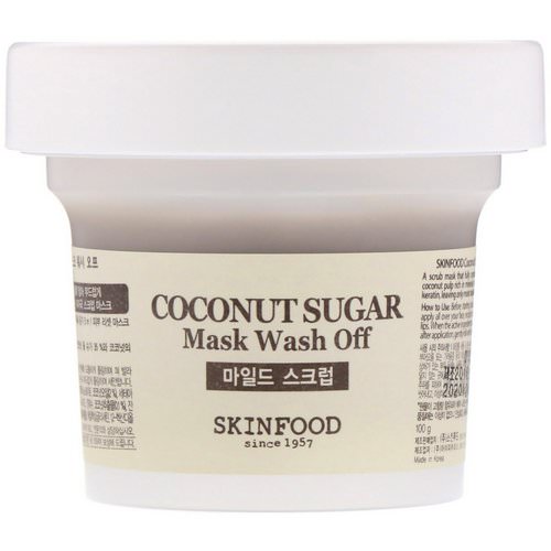 Skinfood, Coconut Sugar Mask Wash Off, 3.52 oz (100 g) فوائد