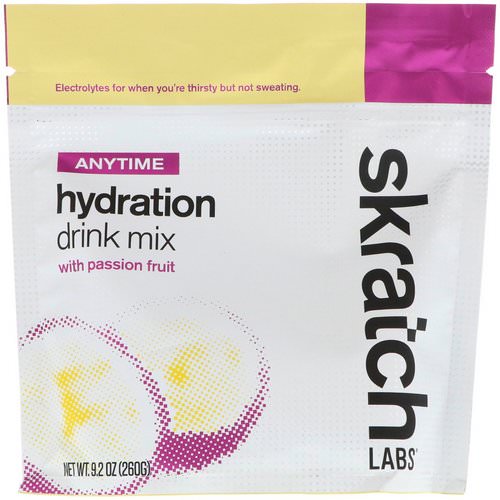 SKRATCH LABS, Anytime Hydration Drink Mix, Passion Fruit, 9.2 oz (260 g) فوائد