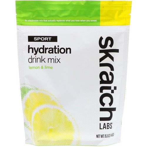 SKRATCH LABS, Sport Hydration Drink Mix, Lemon & Lime, 15.5 oz (440 g) فوائد