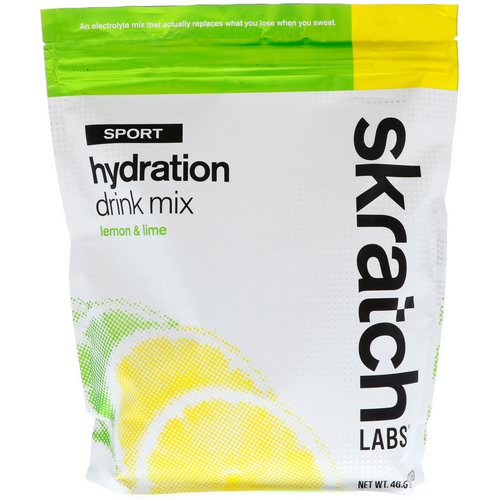 SKRATCH LABS, Sport Hydration Drink Mix, Lemon & Lime, 2.9 lbs (1,320 g) فوائد