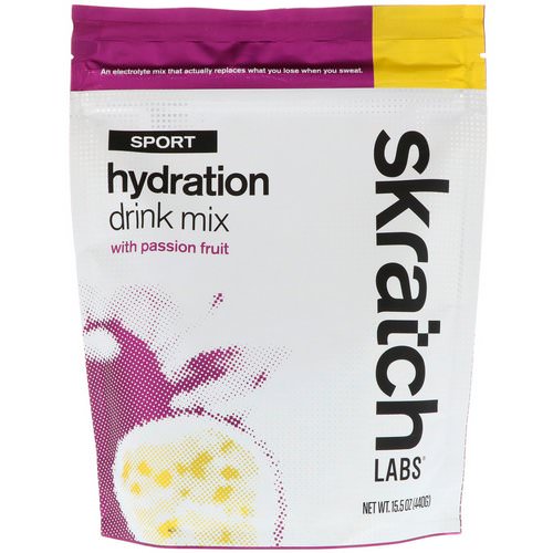 SKRATCH LABS, Sport Hydration Drink Mix, Passion Fruit, 15.5 oz (440 g) فوائد
