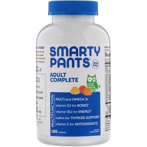 SmartyPants, Adult Complete, 180 Gummies فوائد