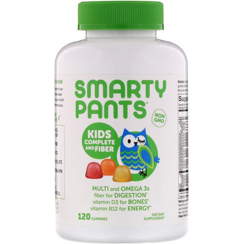 SmartyPants, Kids Complete and Fiber, 120 Gummies فوائد