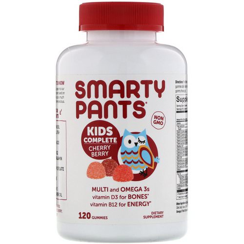 SmartyPants, Kids Complete Multivitamin, Cherry Berry, 120 Gummies فوائد