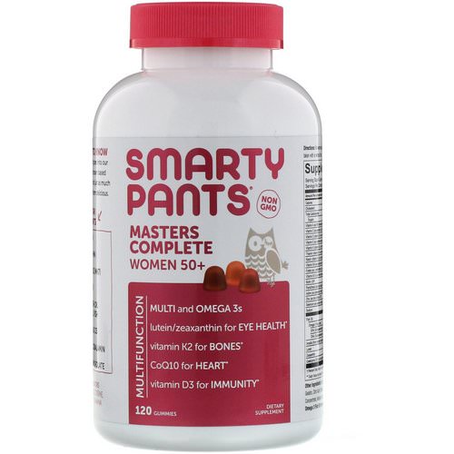 SmartyPants, Masters Complete Women 50+, 120 Gummies فوائد