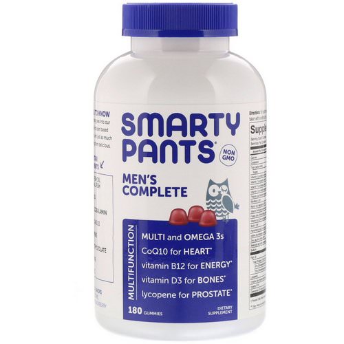 SmartyPants, Men's Complete, 180 Gummies فوائد