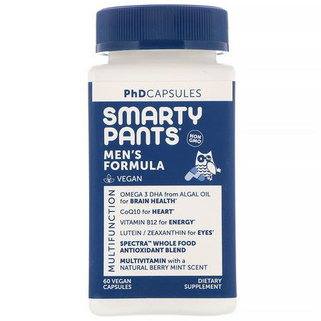 SmartyPants Men's Multivitamins - الفيتامينات المتعددة للرجال, صحة الرجل, المكملات الغذائية