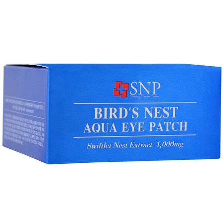 SNP, Bird's Nest Aqua Eye Patch, 60 Patches:أقنعة ال,جه K-جمال, التقشير