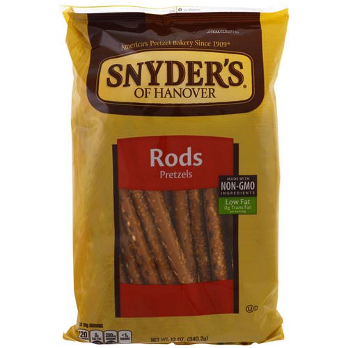 Snyder's, Pretzel Rods, 12 oz (340.2 g) فوائد