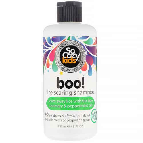 SoCozy, Kids, Boo! Lice Scaring Shampoo, 8 fl oz (237 ml) فوائد