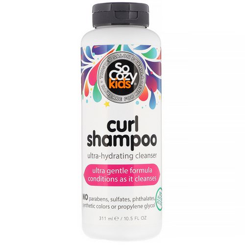 SoCozy, Kids, Curl Shampoo, Ultra-Hydrating Cleanser, 10.5 fl oz (311 ml) فوائد