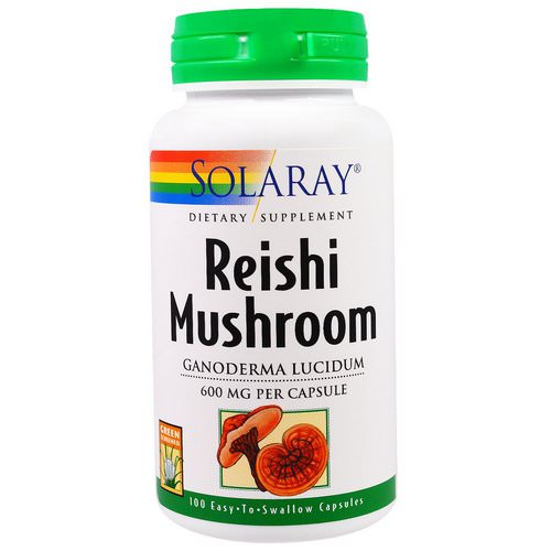 Solaray, Reishi Mushroom, 600 mg, 100 Capsules فوائد