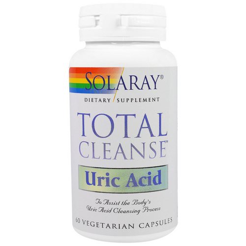 Solaray, Total Cleanse, Uric Acid, 60 Veggie Caps فوائد