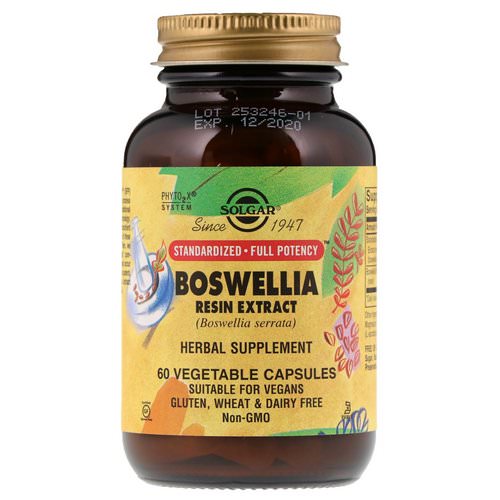 Solgar, Boswellia Resin Extract, 60 Vegetable Capsules فوائد