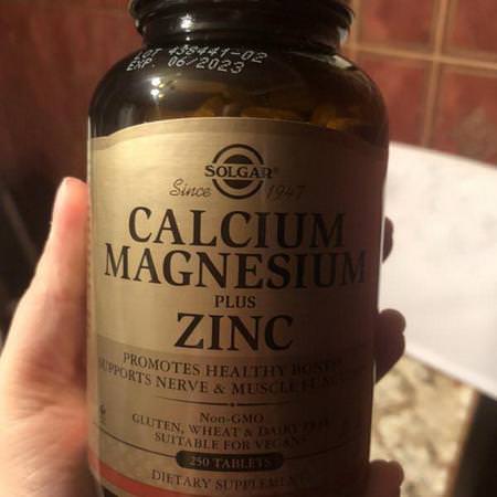 Solgar Calcium Magnesium Magnesium Formulas - المغنيسي,م, الكالسي,م, المعادن, المكملات الغذائية