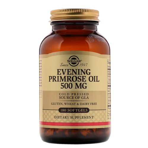 Solgar, Evening Primrose Oil, 500 mg, 180 Softgels فوائد