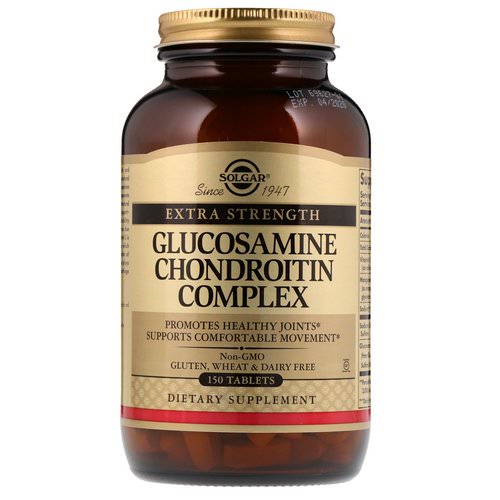 Solgar, Glucosamine Chondroitin Complex, Extra Strength, 150 Tablets فوائد