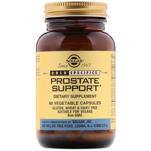 Solgar, Gold Specifics, Prostate Support, 60 Vegetable Capsules فوائد