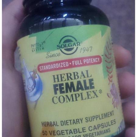 Solgar Women's Health Herbal Formulas - العشبية, المعالجة المثلية, الأعشاب, صحة المرأة