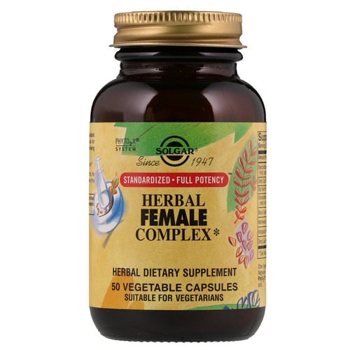 Solgar, Herbal Female Complex, 50 Vegetable Capsules فوائد