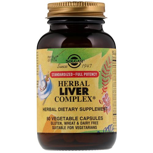 Solgar, Herbal Liver Complex, 50 Vegetable Capsules فوائد