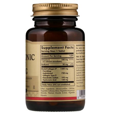 Solgar, Hyaluronic Acid, 120 mg, 30 Tablets:حمض الهيال,ر,نيك, الأظافر