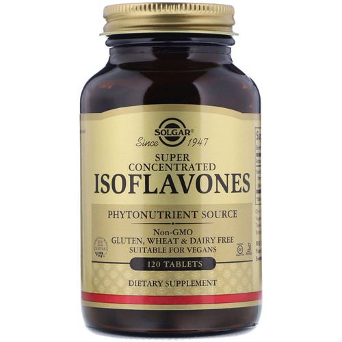 Solgar, Isoflavones, Super Concentrated, 120 Tablets فوائد