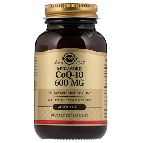 Solgar, Megasorb CoQ-10, 600 mg, 30 Softgels فوائد