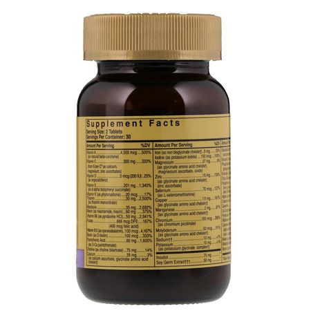 Solgar, Omnium, Phytonutrient Complex, Multiple Vitamin and Mineral Formula, 60 Tablets:الفيتامينات المتعددة, المكملات الغذائية