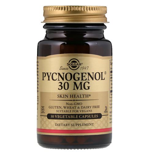 Solgar, Pycnogenol, 30 mg, 30 Vegetable Capsules فوائد