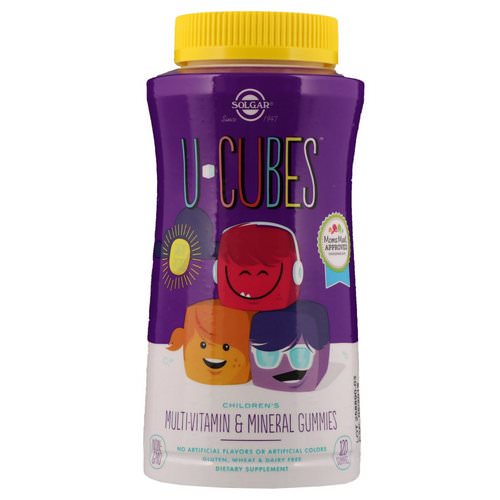 Solgar, U-Cubes, Children's Multi-Vitamin & Mineral Gummies, 120 Gummies فوائد