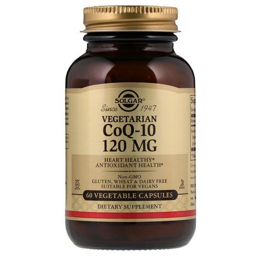 Solgar, Vegetarian CoQ-10, 120 mg, 60 Vegetable Capsules فوائد