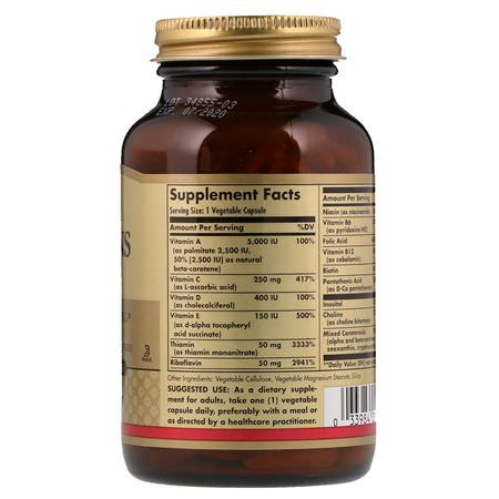 Solgar, Vitamins Only, 90 Vegetable Capsules:الفيتامينات المتعددة, المكملات الغذائية