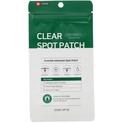 Some By Mi, 30 Days Miracle Clear Spot Patch, 18 Patches فوائد