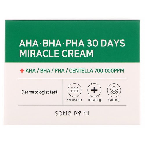 Some By Mi, AHA. BHA. PHA 30 Days Miracle Cream, 60 g فوائد