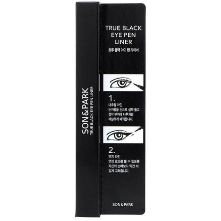 Son & Park, True Black Eye Pen Liner, 1 g:K- جمال ميك أب, كحل