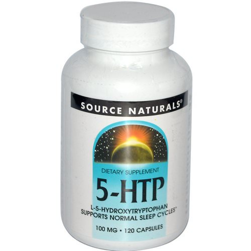 Source Naturals, 5-HTP, 100 mg, 120 Capsules فوائد