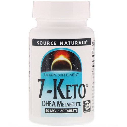Source Naturals, 7-Keto, DHEA Metabolite, 50 mg, 60 Tablets فوائد