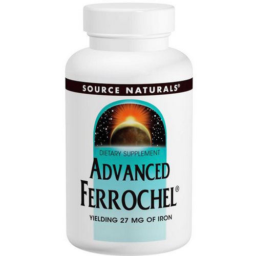 Source Naturals, Advanced Ferrochel, 180 Tablets فوائد