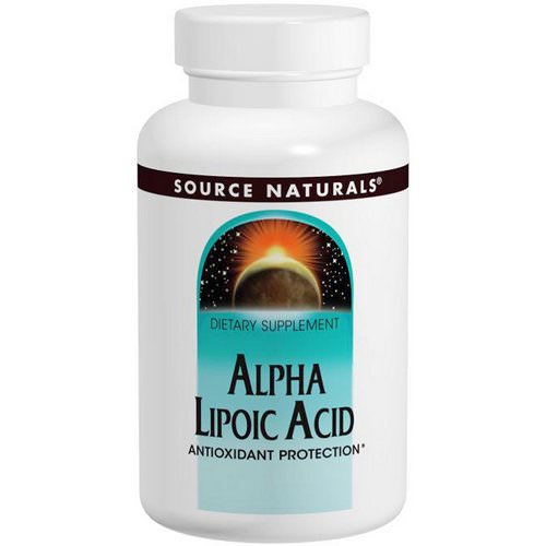 Source Naturals, Alpha Lipoic Acid, 100 mg, 120 Tablets فوائد