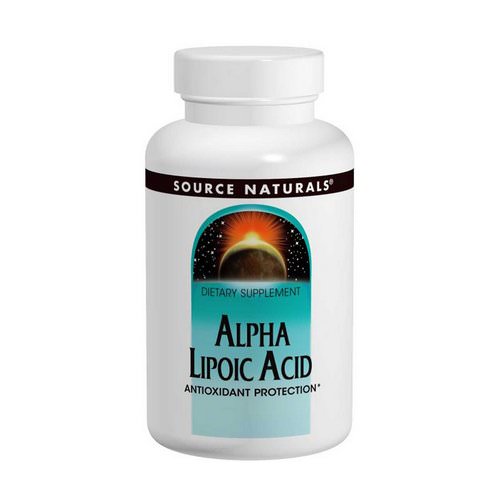 Source Naturals, Alpha Lipoic Acid, 50 mg, 100 Tablets فوائد