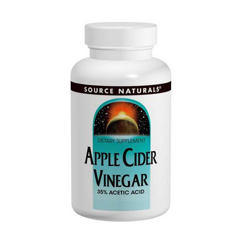 Source Naturals, Apple Cider Vinegar, 500 mg, 180 Tablets فوائد
