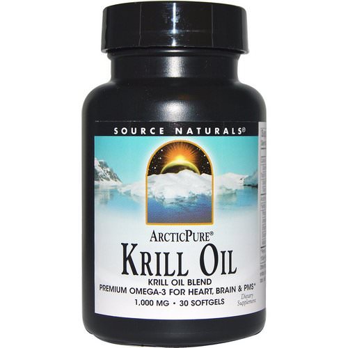 Source Naturals, ArcticPure, Krill Oil, 1,000 mg, 30 Softgels فوائد
