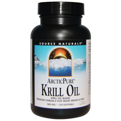Source Naturals, ArcticPure, Krill Oil, 500 mg, 120 Softgels فوائد